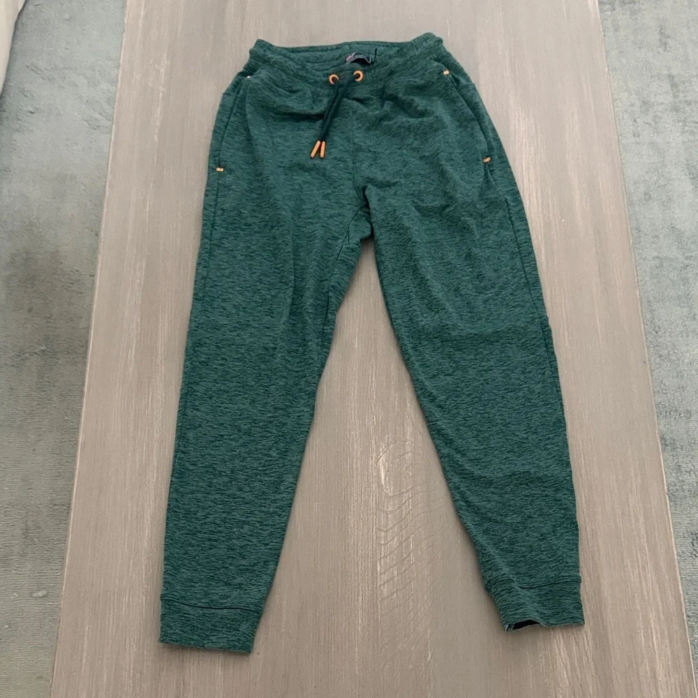 Vineyard Vines Boys Heathered Green Performance Joggers